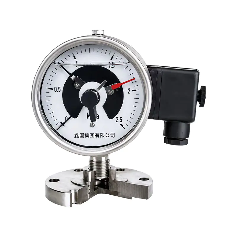 Pengukur tekanan kontak listrik berbantuan magnetik khusus seri XG/YXC